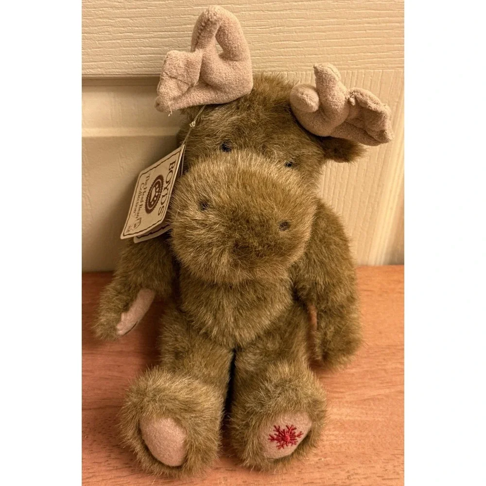 Boyds Bears Collection Spruce McMoose Holiday Plush Bear Jointed 2004‎ Retired